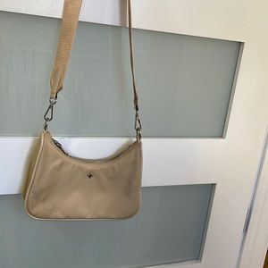 Princess Polly Beige long strap bag